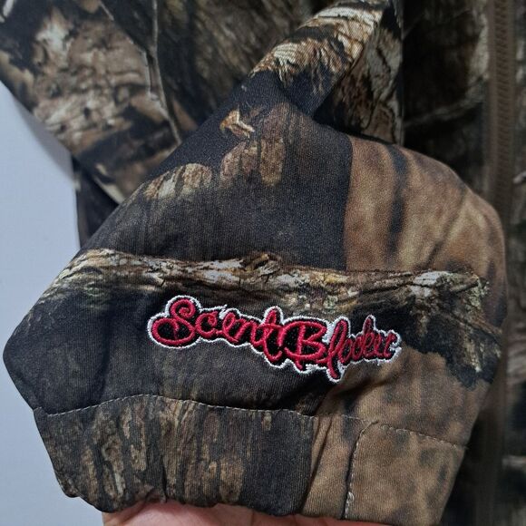 Scent Blocker Womens Knock Out Camo Hunting Zip-Up Real Tree Jacket Large Multi - Picture 13 of 17